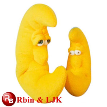 plush moon toy yellow color